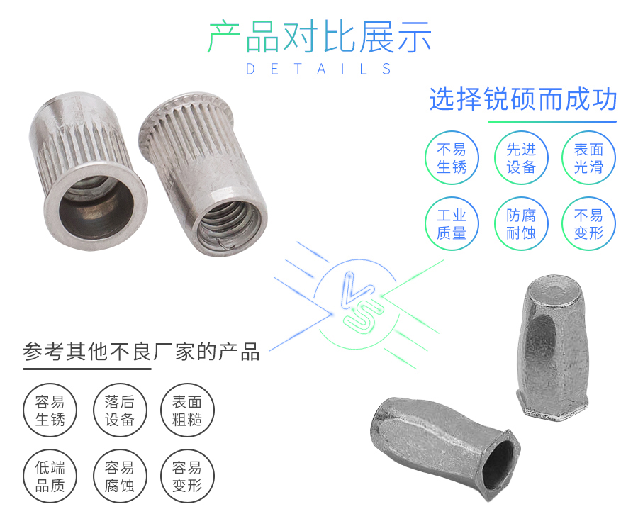 小沉头拉铆螺母