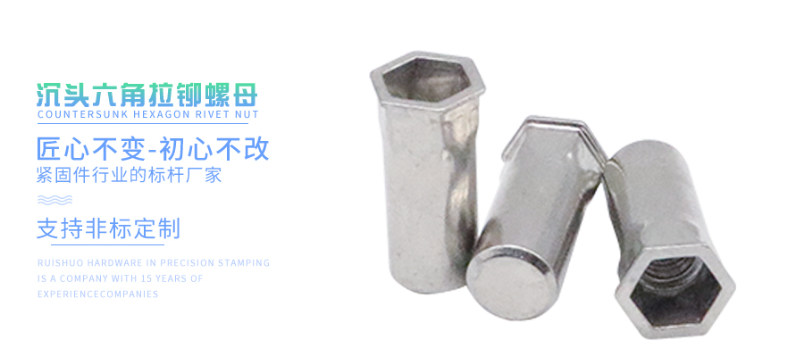 沉头六角拉铆螺母