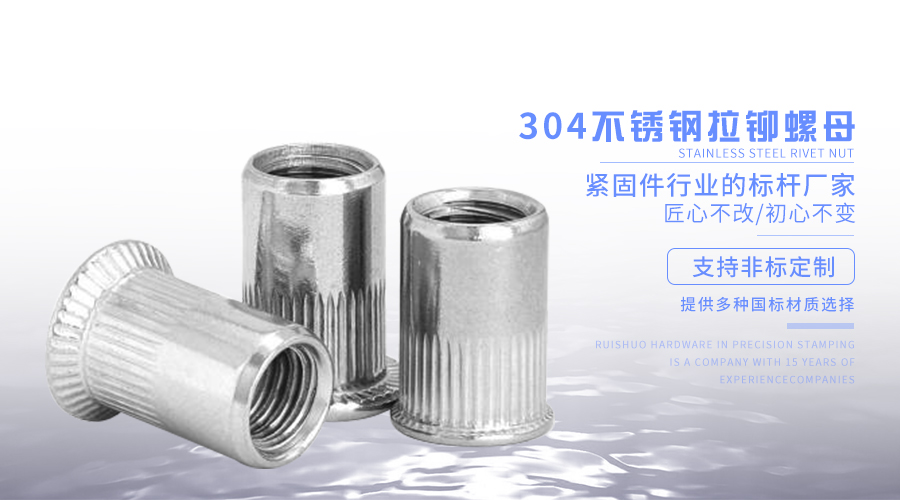 304不锈钢拉铆螺母