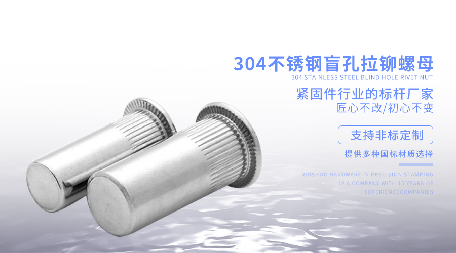 304不锈钢盲孔拉铆螺母