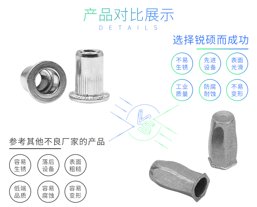304小沉头拉铆螺母